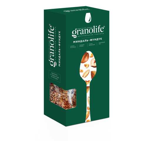 Гранола Granolife миндаль-фундук 400 г в ВкусВилл