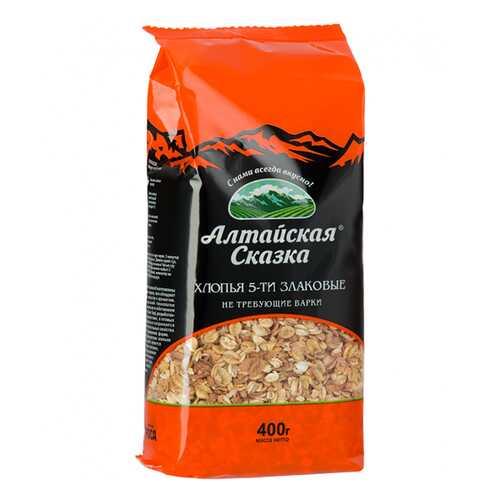 Хлопья Алтайская сказка 5 злаков 400 г в ВкусВилл