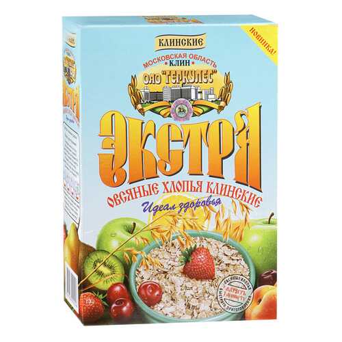 Хлопья Геркулес овсяные экстра 400 г в ВкусВилл