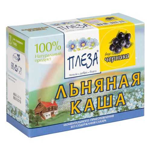 Каша льняная Плеза черника 200 г в ВкусВилл