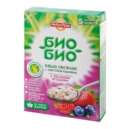 Каша Myllyn Paras овсяная с лесными ягодами 200г 5*40г в ВкусВилл