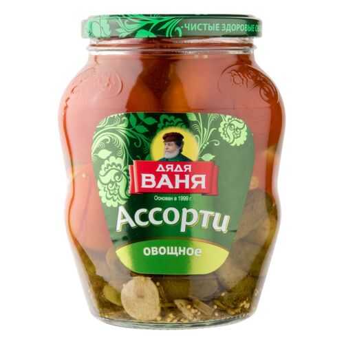 Ассорти маринованное Дядя Ваня овощное 680 г в ВкусВилл