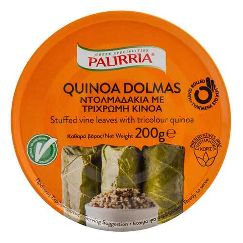 Долма Palirria фаршированная киноа 200г Греция в ВкусВилл