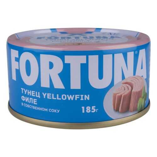 Филе тунца Fortuna в собственном соку 185 г в ВкусВилл