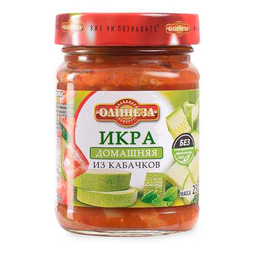 Икра Олинеза из кабачков домашняя 250г Болгария в ВкусВилл