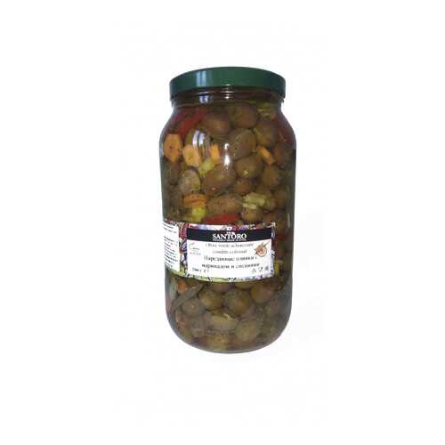 Измельченные оливки Santoro в масле 3100 мл в ВкусВилл