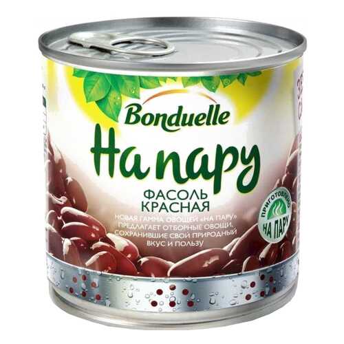 Красная фасоль Bonduelle на пару 425 мл в ВкусВилл