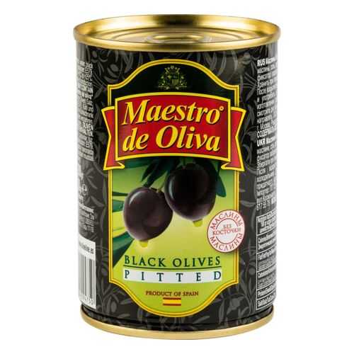 Маслины без косточек Maestro de Oliva 280 г в ВкусВилл
