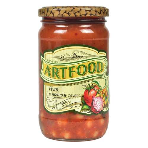Нут Artfood в пряном соусе 355 мл в ВкусВилл