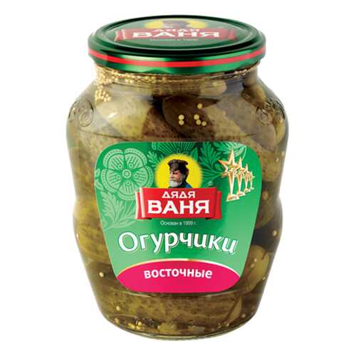 Огурчики Дядя Ваня восточные 680 г в ВкусВилл