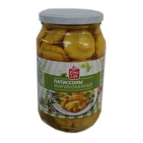 Патиссоны Fine Life маринованные 910 г в ВкусВилл