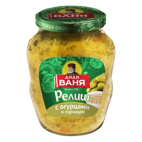 Релиш Дядя Ваня с огурцами и горчицей 350 г в ВкусВилл