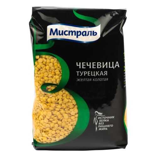 Чечевица Мистраль желтая турецкая колотая 450 г в ВкусВилл