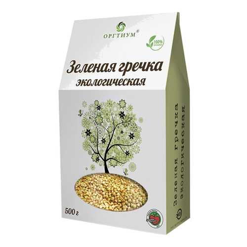 Гречка Оргтиум зеленая экологическая 500 г в ВкусВилл