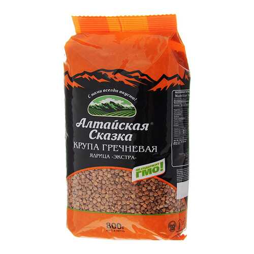 Гречка ядрица Алтайская сказка экстра 800 г в ВкусВилл
