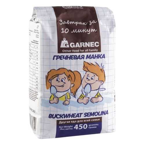 Гречневая манка Garnec завтрак за 10 минут 450 г в ВкусВилл