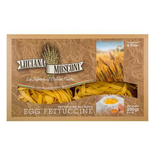 Изделия макаронные Luciana Mosconi Феттучине яичные 250 г в ВкусВилл