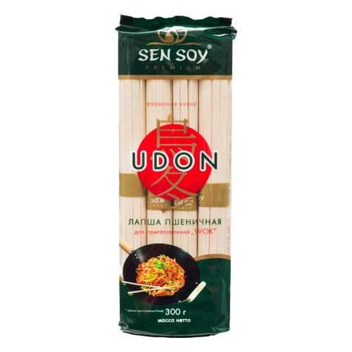 Лапша пшеничная Sen Soy udon premium 300 г в ВкусВилл
