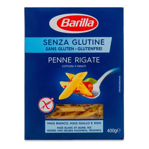 Макаронные изделия Barilla Пенне Ригате без глютена 400г Италия в ВкусВилл