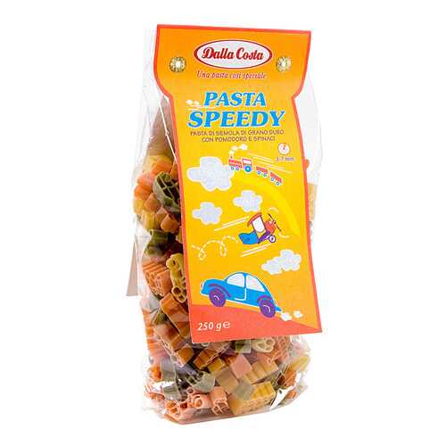 Макаронные изделия Dalla Costa машинки с томатом и шпинатом 250 г в ВкусВилл