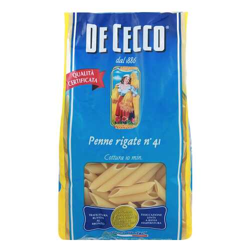 Макаронные изделия De Cecco penne rigate 500 г в ВкусВилл