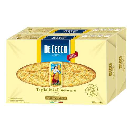 Макаронные изделия De Cecco tagliolini 250 г в ВкусВилл