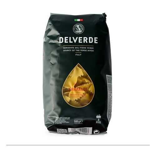 Макаронные изделия фарфалле №222, Del Verde, 500 г, Италия в ВкусВилл