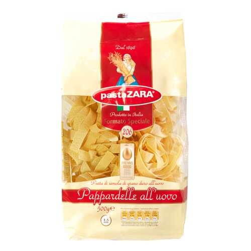 Макаронные изделия PastaZara рappardelle all'uovo 500 г в ВкусВилл