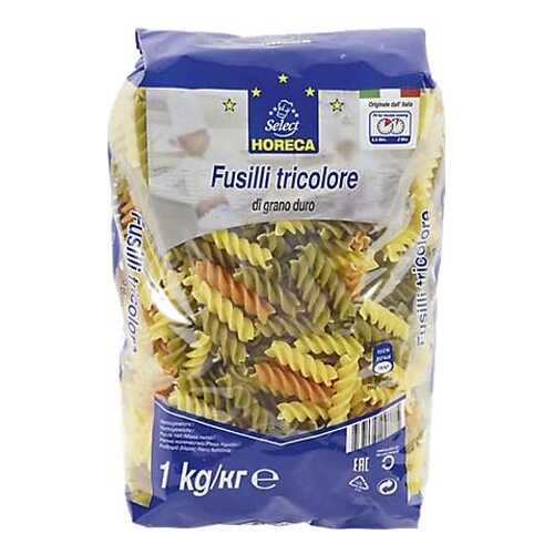 Макароны Horeca fusilli спиральки цветные 1 кг в ВкусВилл