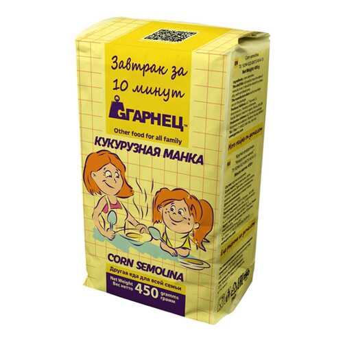 Манка кукурузная Garnec 450 г в ВкусВилл