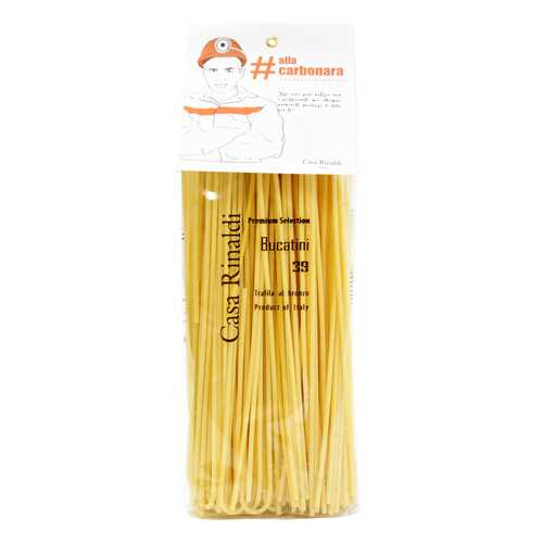 Паста Casa Rinaldi Premium Букатини № 39 500 г в ВкусВилл