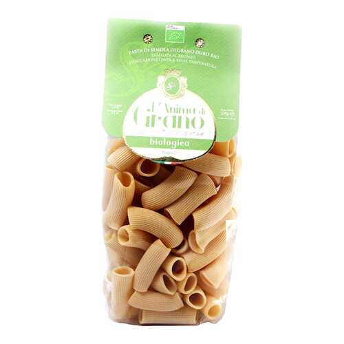 Паста из твердых сортов пшеницы La Bottega Rigatoni bio L`oro Di Gragnano 500 г в ВкусВилл