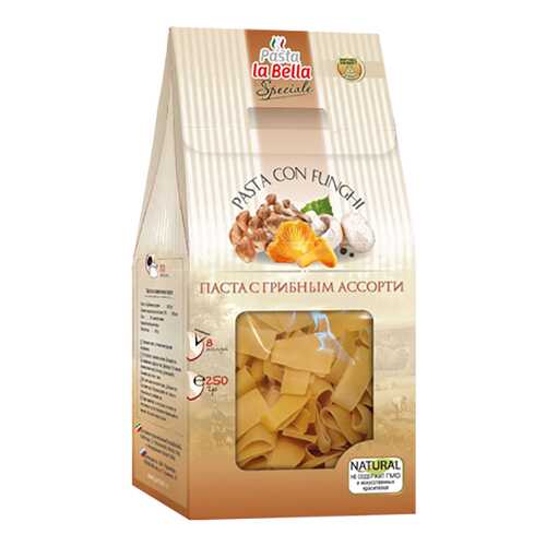 Паста La Bella c грибным ассорти 250 г в ВкусВилл
