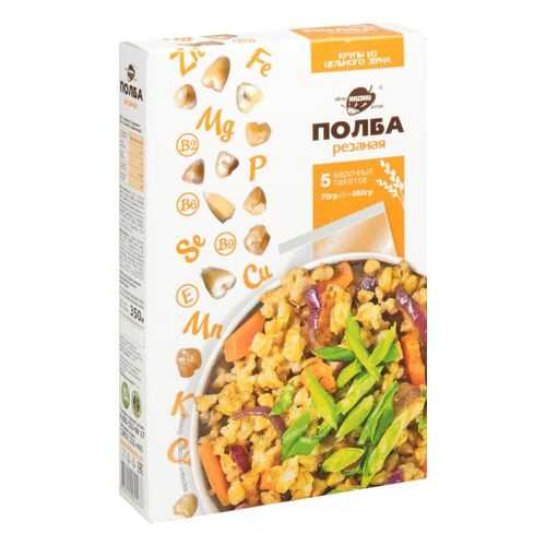 Полба резаная Образ жизни Алтая 70 г 5 пакетов в ВкусВилл