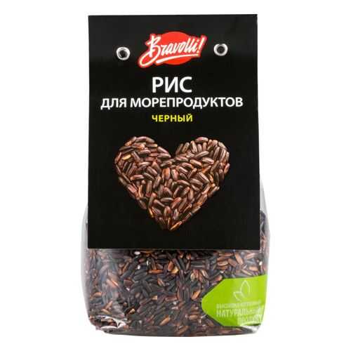 Рис Bravolli! для морепродуктов черный 350 г в ВкусВилл