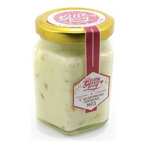 Крем-мед BelloHoney с кедровыми орехами 260 г в ВкусВилл