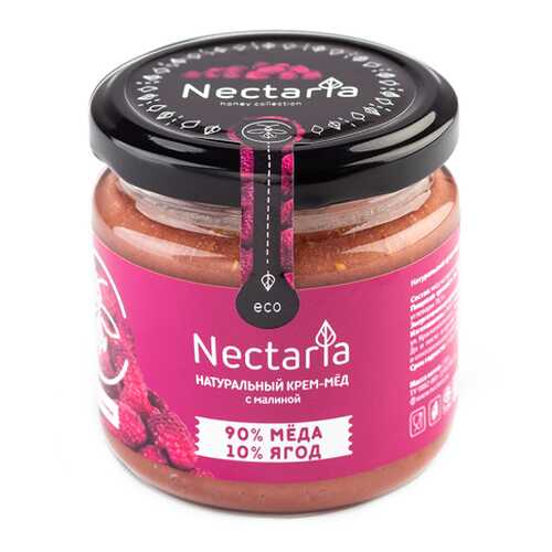 Крем-мёд с малиной Nectaria 230 г в ВкусВилл