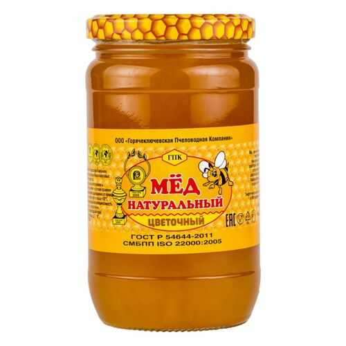 Мед цветочный ГПК натуральный 500 г в ВкусВилл