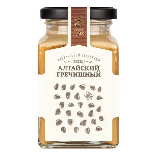 Мед цветочный Медовый дом алтайский гречишный 320 г в ВкусВилл