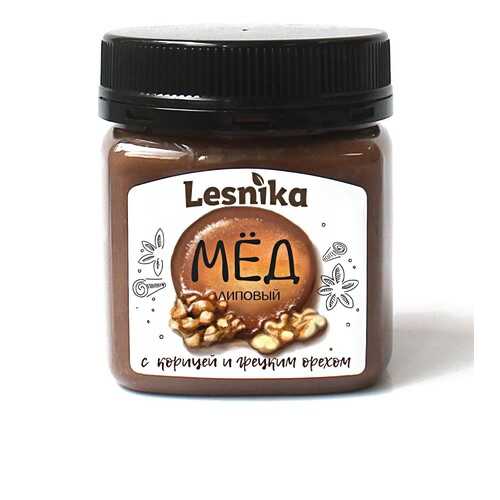 Мед Lesnika липовый с корицей и грецким орехом 250гр в ВкусВилл