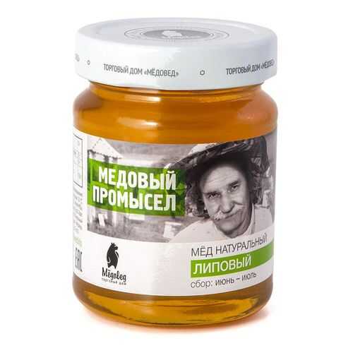 Мед натуральный Медовый промысел Липовый 350 г в ВкусВилл