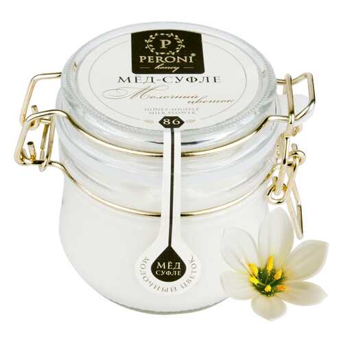 Мед-суфле Peroni Honey молочный цветок 220 г в ВкусВилл