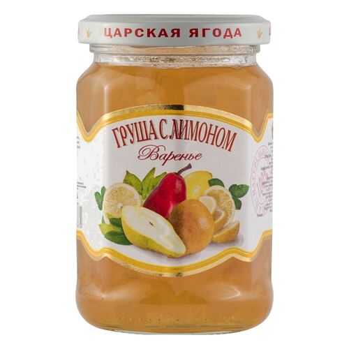 Варенье Царская ягода груша с лимоном 360 г в ВкусВилл