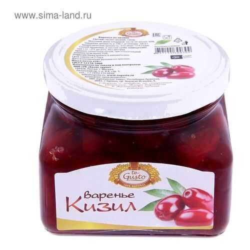Варенье Te Gusto из кизила 430 г Армения в ВкусВилл
