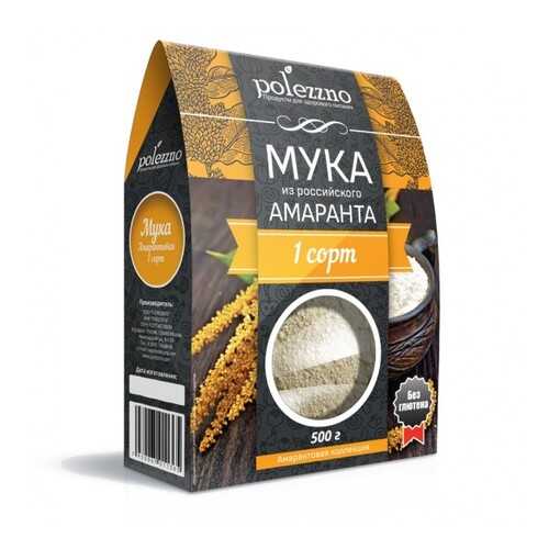 Амарантовая мука Полеззно 500 г в ВкусВилл