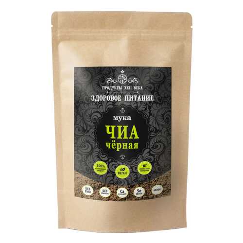 Чиа черная Продукты XXII века мука жмыховая 400 г в ВкусВилл