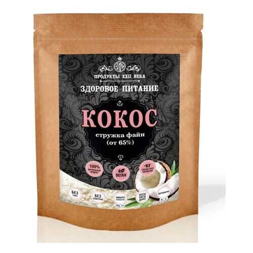 Кокосовая стружка файн Продукты XXII века от 65% 200 г в ВкусВилл