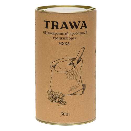 Мука Trawa из обезжиренного грецкого ореха 500 мл в ВкусВилл