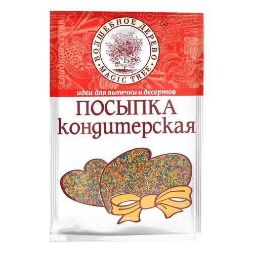 Посыпка кондитерская Волшебное дерево бисер разноцветный мини 40 г в ВкусВилл