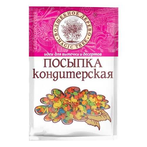 Посыпка кондитерская Волшебное дерево пасхальная смесь 40 г в ВкусВилл
